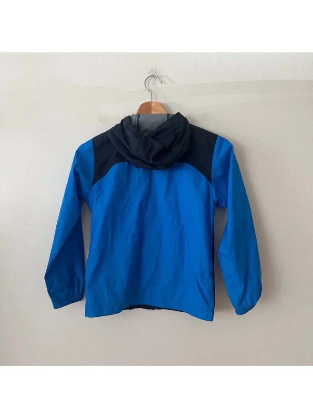 Columbia Blue Waterproof Windbreaker Rain Jacket Kid's Size Small 8
